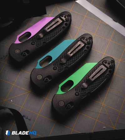 Benchmade Griptilian AXIS Lock Knife Black (3.25" Teal) 554TL-BHQ2